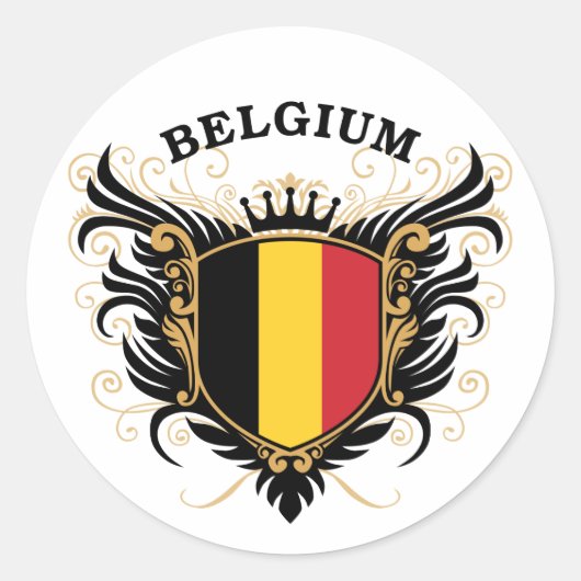 België Ronde Sticker (Voorkant)