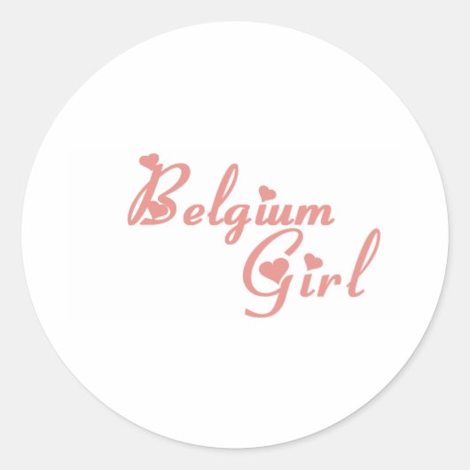 België Ronde Sticker (Voorkant)