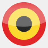 België Ronde Sticker (Voorkant)