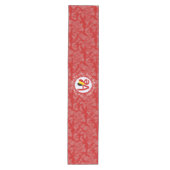 België Rood LOVE Vlag Gepersonaliseerd Medium Tafelloper (Voorkant)