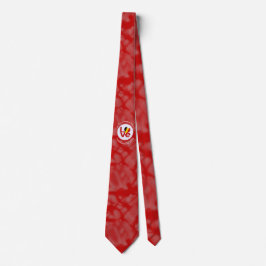 België Rood LOVE Vlag Gepersonaliseerd  Stropdas