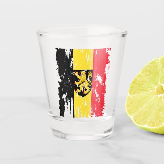 België Shot Glas (Voorkant)