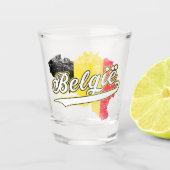 België Shot Glas (Voorkant)