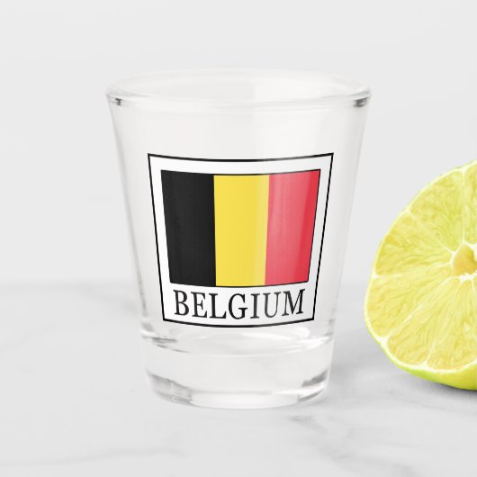 België Shot Glas (Voorkant)
