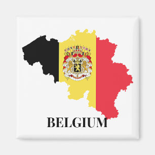 België Silhouet, vlag, Magneet