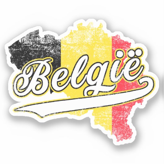 België Sticker (Voorkant)
