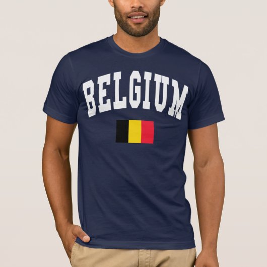 België stijl t-shirt (Voorkant)