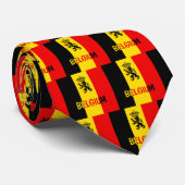 België Stropdas (Opgerold)