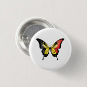België Swallowtail Vlinder Vlag Sticker Ronde Button 3,2 Cm (Voorkant /achterkant)