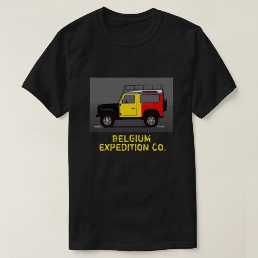 BELGIË T-SHIRT (Design voorkant)