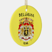 België trip kerstversiering keramisch ornament (Rechts)