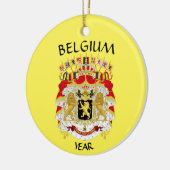 België trip kerstversiering keramisch ornament (Links)