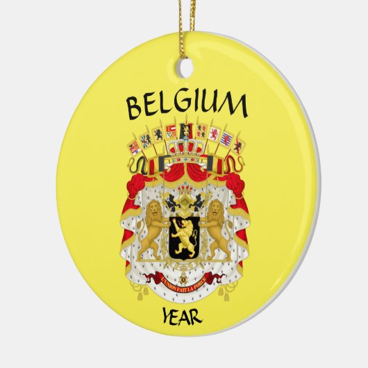 België trip kerstversiering keramisch ornament (Links)