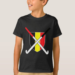 België Veldhockey Be Belgique Clic Vlag T-shirt