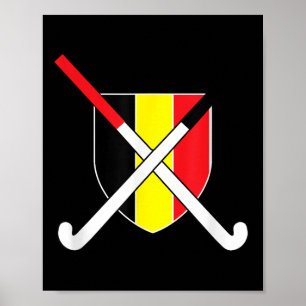 België Veldhockey Wees België Clic Vlag T-shirt Poster