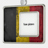 België Verzilverd Omlijst Ornament (Links)
