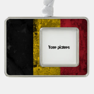 België Verzilverd Omlijst Ornament