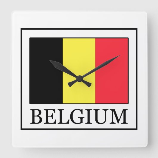 België Vierkante Klok (Voorkant)