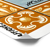 België Vintage Travel Poster teruggezet (Hoek)