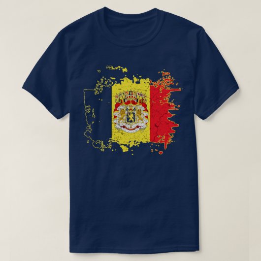 België vlag1 t-shirt (Design voorkant)