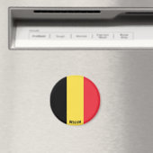 België vlag charmerend patriotticum magneet (Insitu (Vaatwasser))