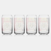 België vlag & COA Blikvorm Glas (Achterkant)