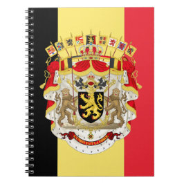 België vlag & COA Notitieboek
