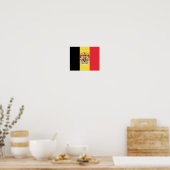 België vlag & COA Poster (Keuken)