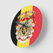 België vlag & COA Ronde Klok (Hoek)