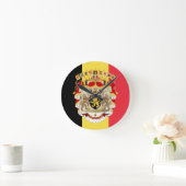 België vlag & COA Ronde Klok (Huis)