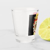 België vlag & COA Shot Glas (Links)