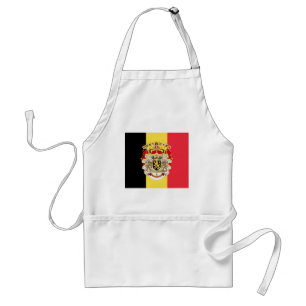België vlag & COA Standaard Schort