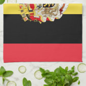 België vlag & COA Theedoek (Gevouwen)