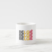 BELGIË Vlag Espresso Kop (Voorkant)
