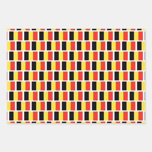 BELGIË Vlag Inpakpapier Vel (Voorkant 3)