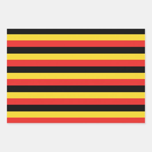 BELGIË Vlag Inpakpapier Vel (Voorkant 2)