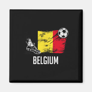 België Vlag Jersey Belgisch Voetbalteam Belgisch Magneet