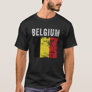 België vlag Mannen vrouwen Kinder Belgische vlag T-shirt