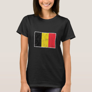 belgië vlag met Belgische kleuren T-shirt