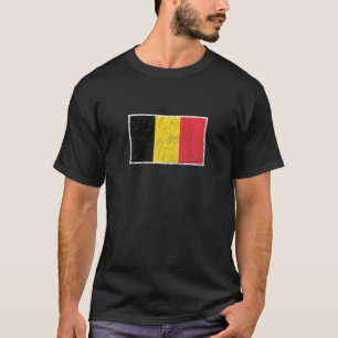 belgië vlag met Belgische kleuren T-shirt