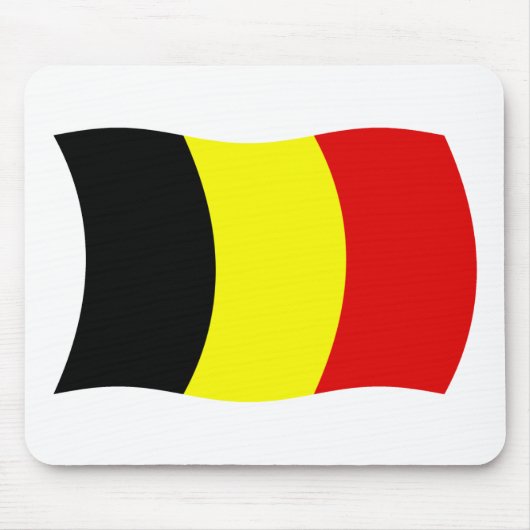 België vlag Mousepad Muismat (Voorkant)