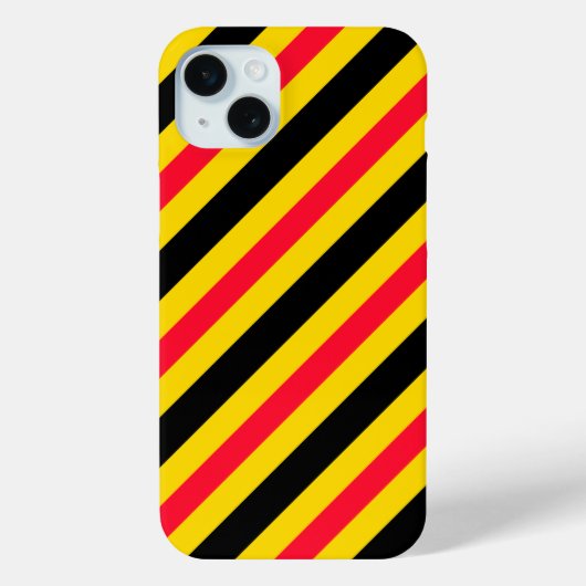 België vlag patroon Case-Mate iPhone case (Achterkant)