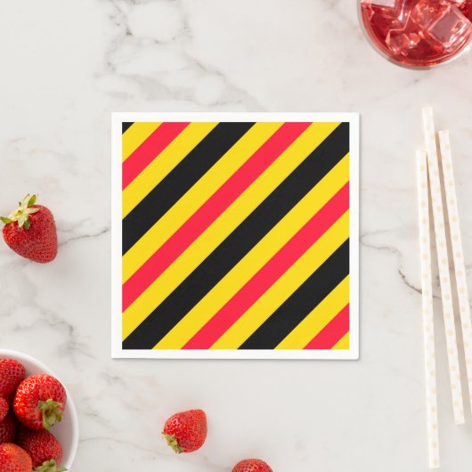 België vlag patroon servet (Insitu)