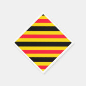 België vlag patroon servet (Hoek)