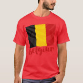 België vlag T-Shirt (Voorkant)