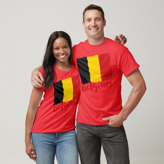 België vlag T-Shirt (Unisex)