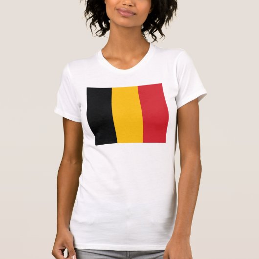 België Vlag T-shirt (Voorkant)