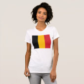 België Vlag T-shirt (Voorkant volledig)