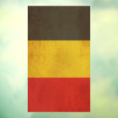 België Vlag Vintage Ontwerp Raamsticker (Vel 3)