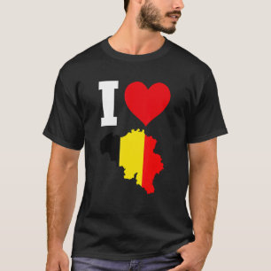 België vlag voor België I Love Belgium T-shirt